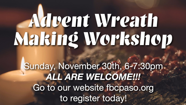 All-Church Advent Wreath Making Workshop logo