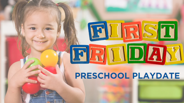 First Friday: Preschool Playdate logo