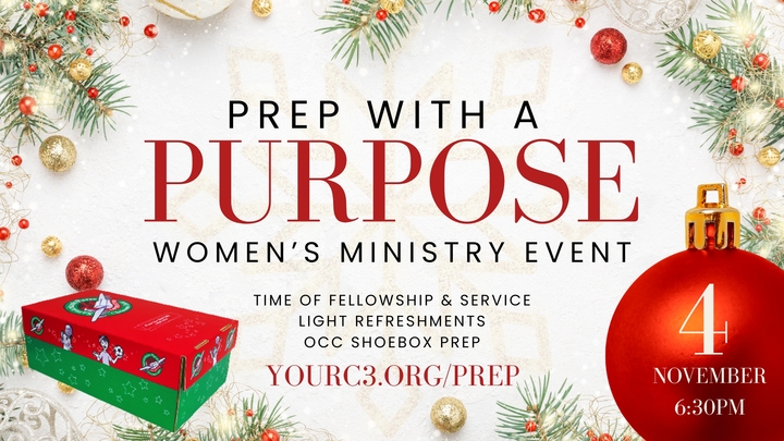 Prep with a Purpose Women's Ministry Event logo