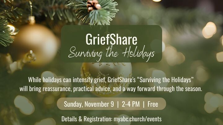 Surviving the Holidays - Grief Share logo