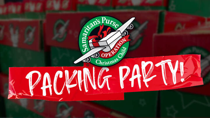 Operation Christmas Child Shoebox Packing Party 2025 logo