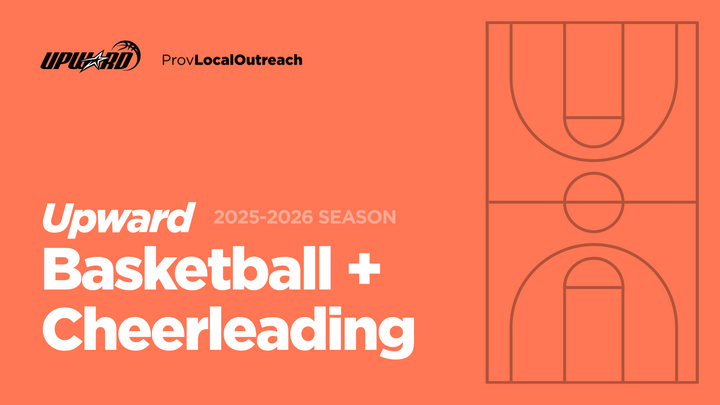Upward Basketball + Cheerleading logo