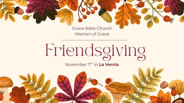LA VERNIA Women of Grace - Friendsgiving logo