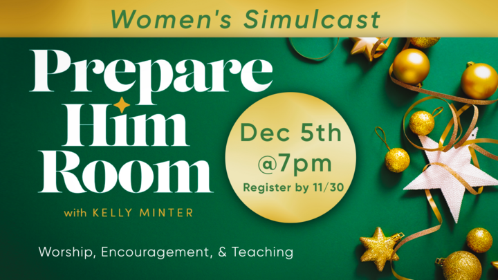 Women's Simulcast: Prepare Him Room logo