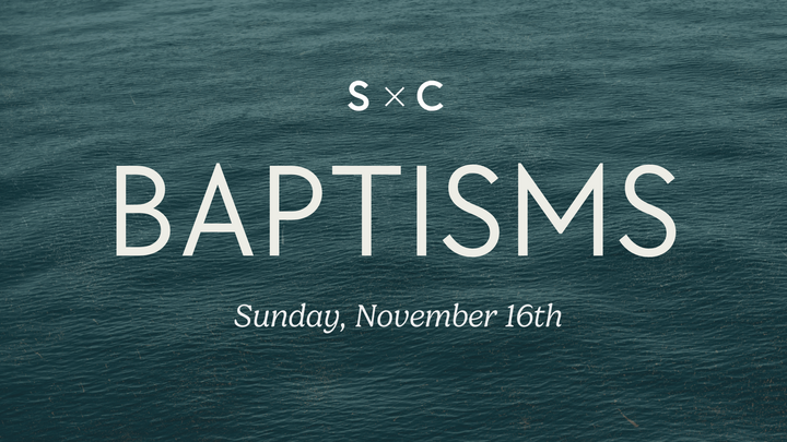 Baptisms - November 16, 2025 logo