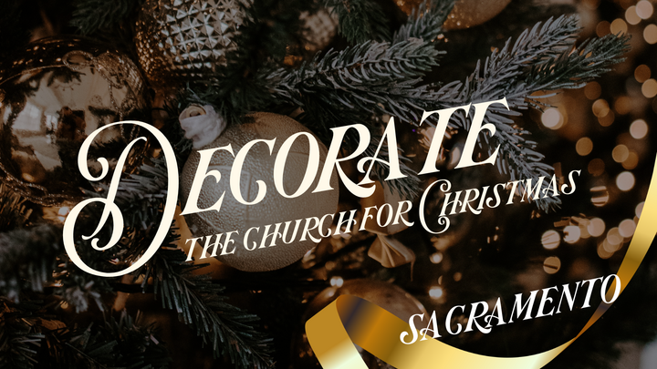 Setup and decorate for Christmas! logo