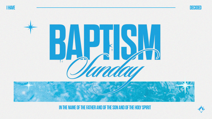 Baptism Sunday logo