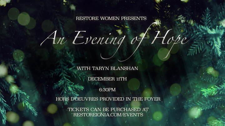 An Evening of Hope with Taryn Blanshan logo