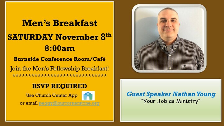 Men's Fellowship Breakfast-November 8th, 2025 logo