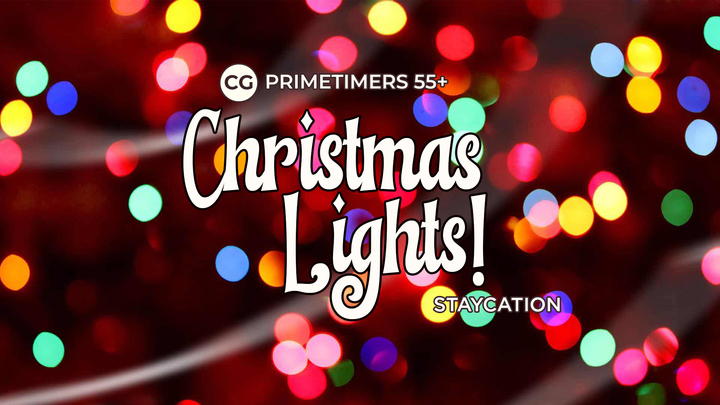 PrimeTimers 55+ Christmas Lights! Staycation logo