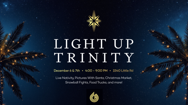 SERVE at Light Up Trinity SUNDAY logo