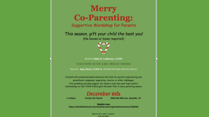 Merry Co-Parenting Workshop logo