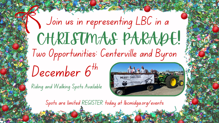 LBC Christmas Parade Float Sign-Up logo