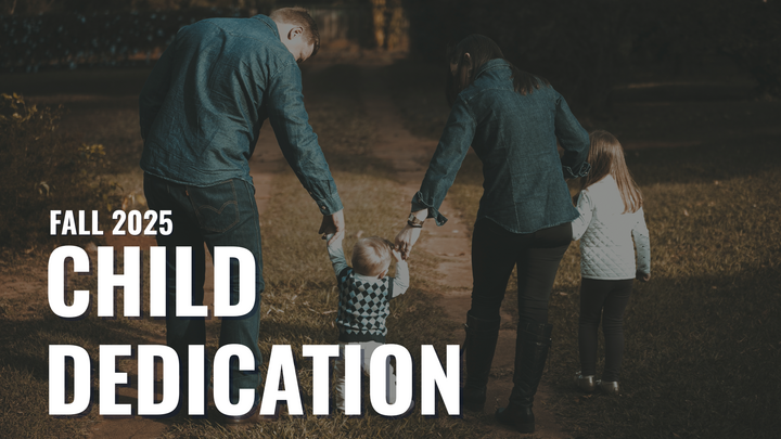 Child Dedication Fall 2025 logo