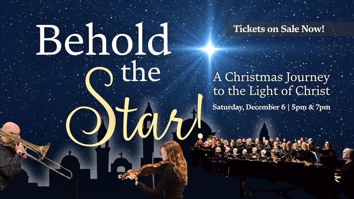 "Behold the Star!"Christmas Cantata 2025 logo