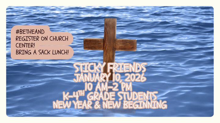 Sticky Faith & Friends / Fe & Amigos Pegajositos logo