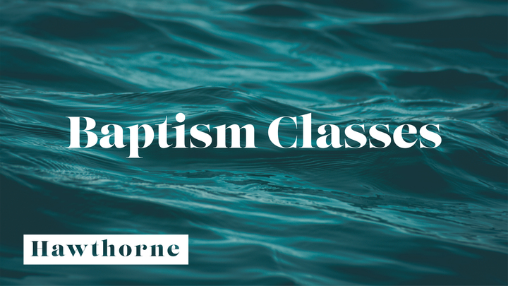 Baptism Classes Sundays 11/2 & 11/9 | Services 11/30 logo