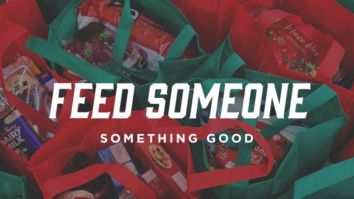 FEED SOMEONE | Food Drive logo