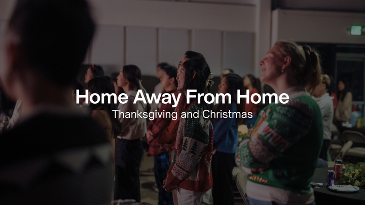 "Home Away From Home" Thanksgiving and Christmas logo