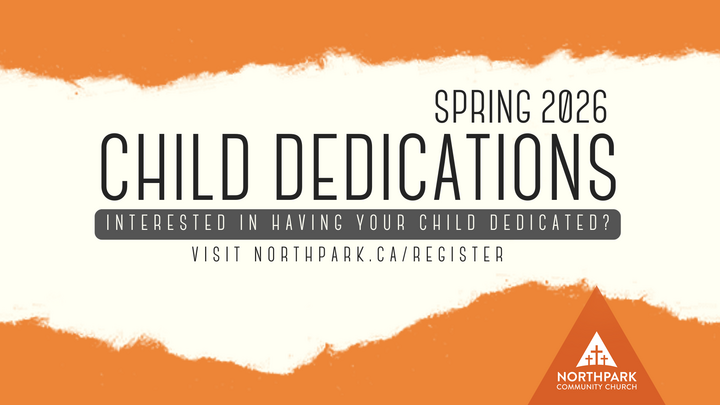 Child Dedications Spring 2026 logo