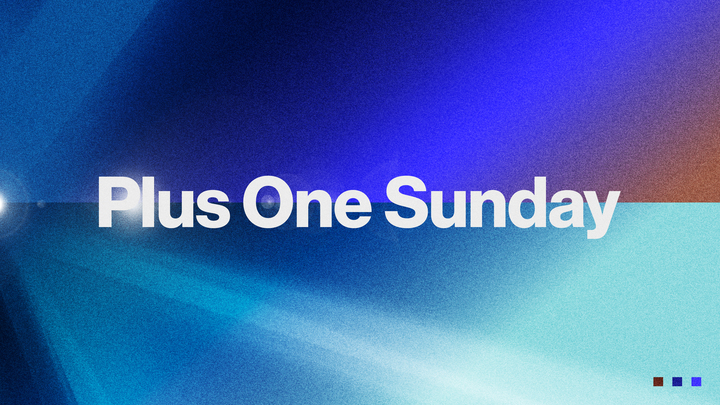 Plus One Sunday logo