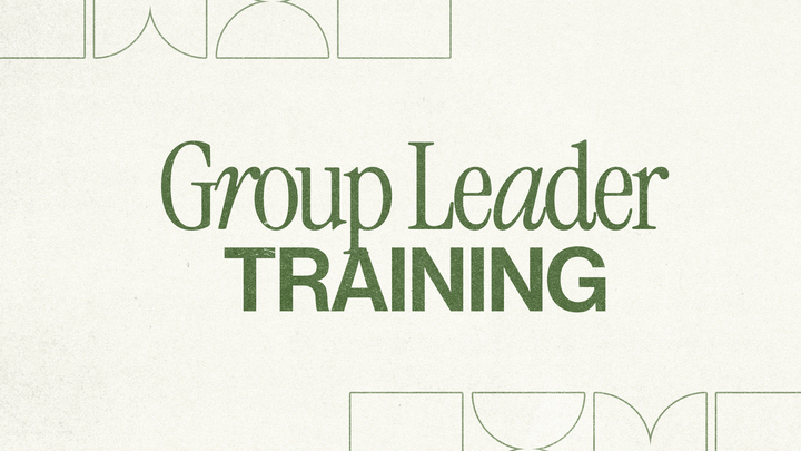 Small Group Leader Training logo
