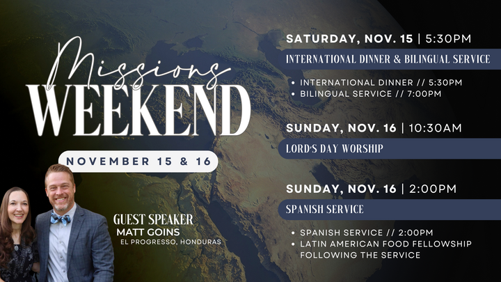 Missions Weekend logo