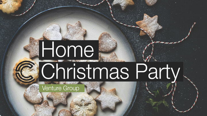 VENTURE: Home Christmas Party logo