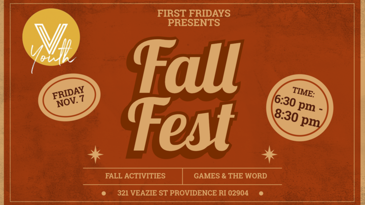 Youth First Fridays - Fall Fest logo