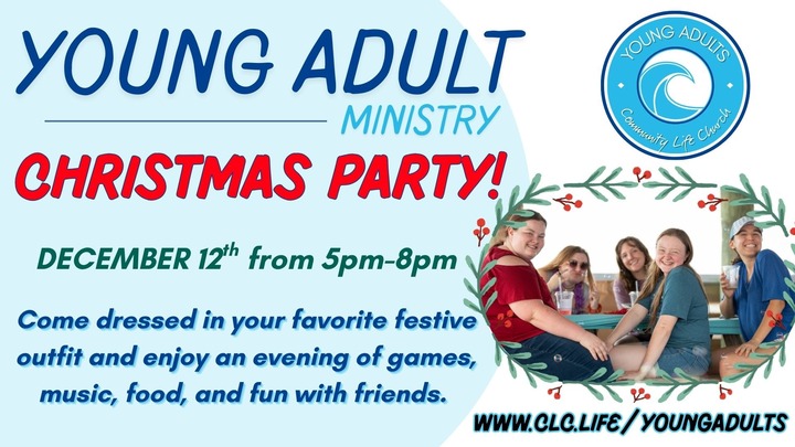 Young Adults Christmas Party  logo