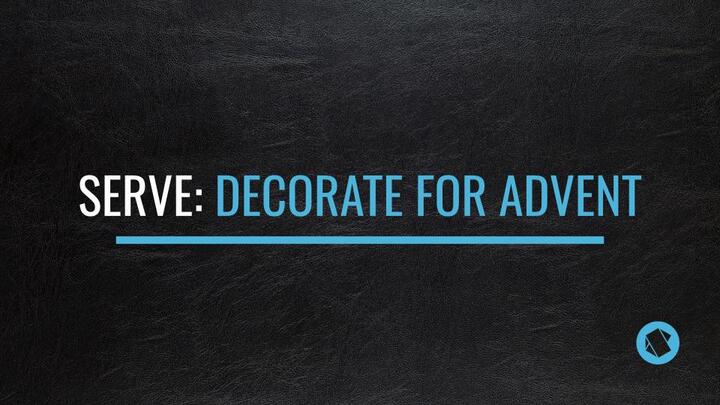 Serve: Decorate for Advent logo