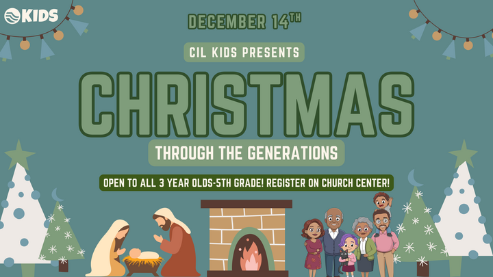 "Christmas Through the Generations" logo
