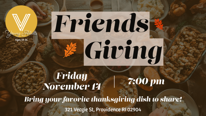 Young Adults - Friendsgiving logo