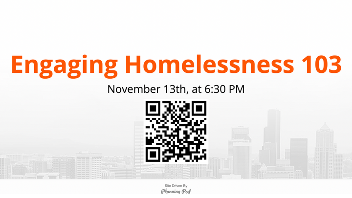 Union Gospel Mission's Engaging Homelessness 103  logo