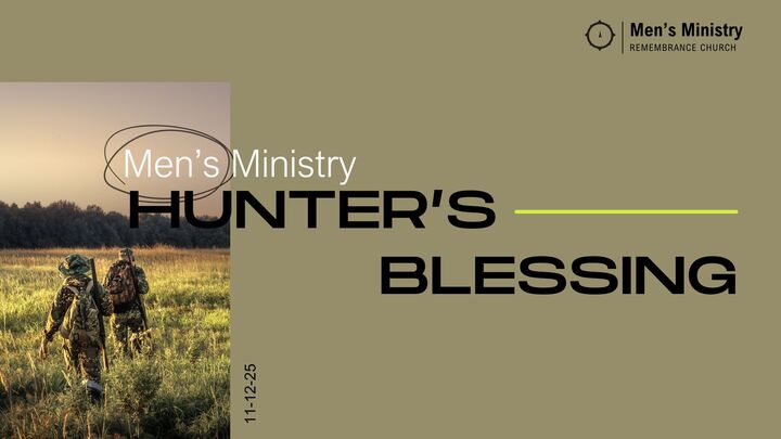 Men's Hunter's Blessing Event logo