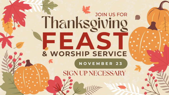 Thanksgiving Feast and Worship Service logo