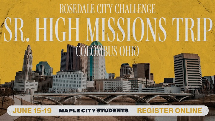 Sr. High Mission Trip 2026 logo