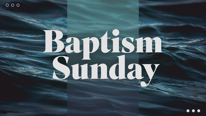 Baptism Sunday logo