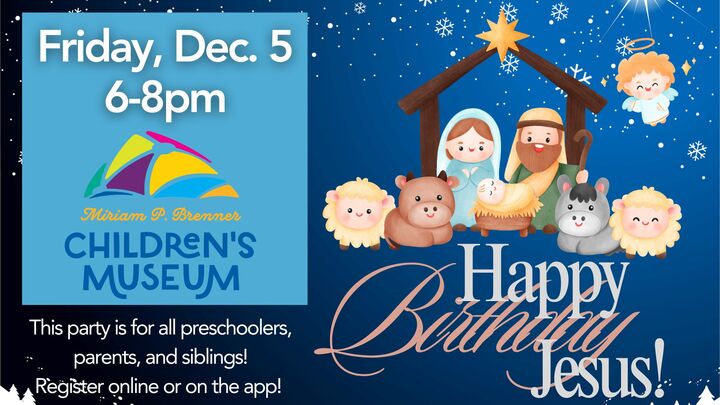 Preschool Birthday Party for Jesus at the Children's Museum logo