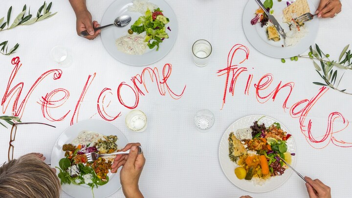 Newcomers' Welcome Lunch logo