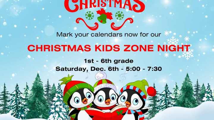 Kids Zone Christmas 2025 logo