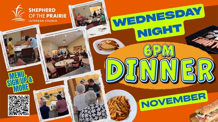 Wednesday Night Dinners - NOVEMBER logo