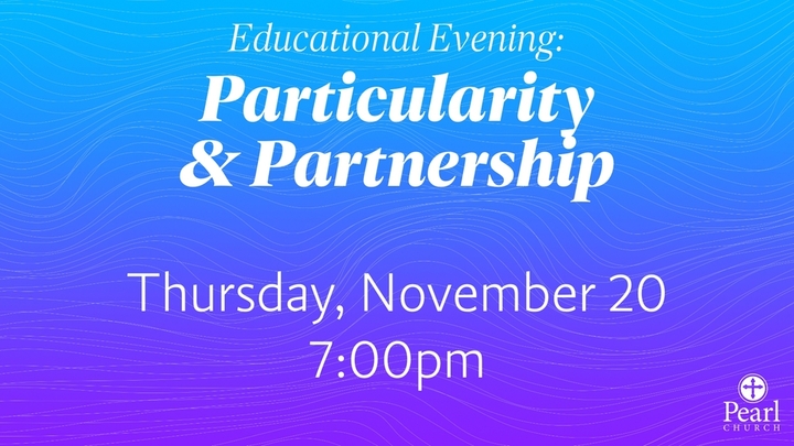 Education Night: Particularity & Partnership logo
