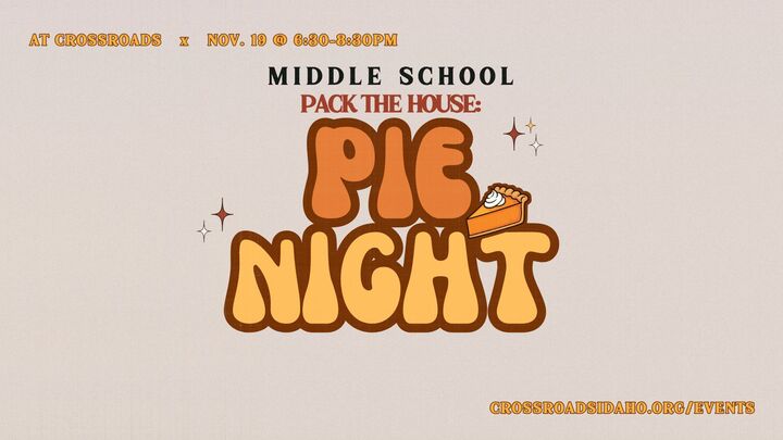 CY Middle School Pie Night logo