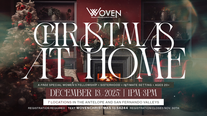 WOVEN Christmas at Home logo
