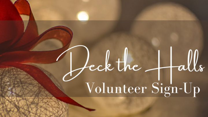 Deck The Halls Volunteer Sign-Up logo