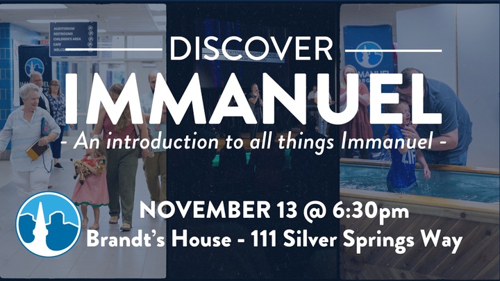 GT | November Discover Immanuel logo