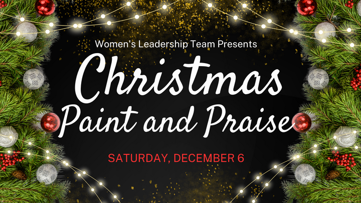 Women's Christmas Paint and Praise logo