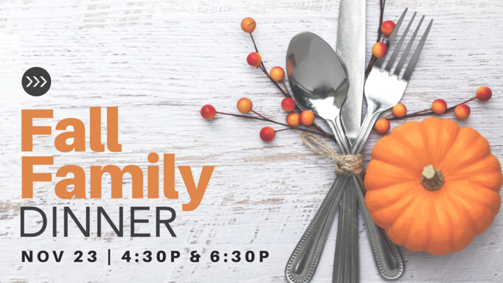Fall Family Dinner logo