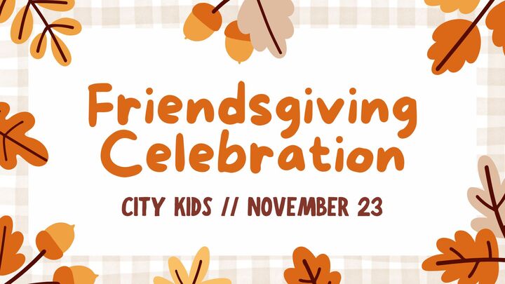 City Kids - Friendsgiving logo